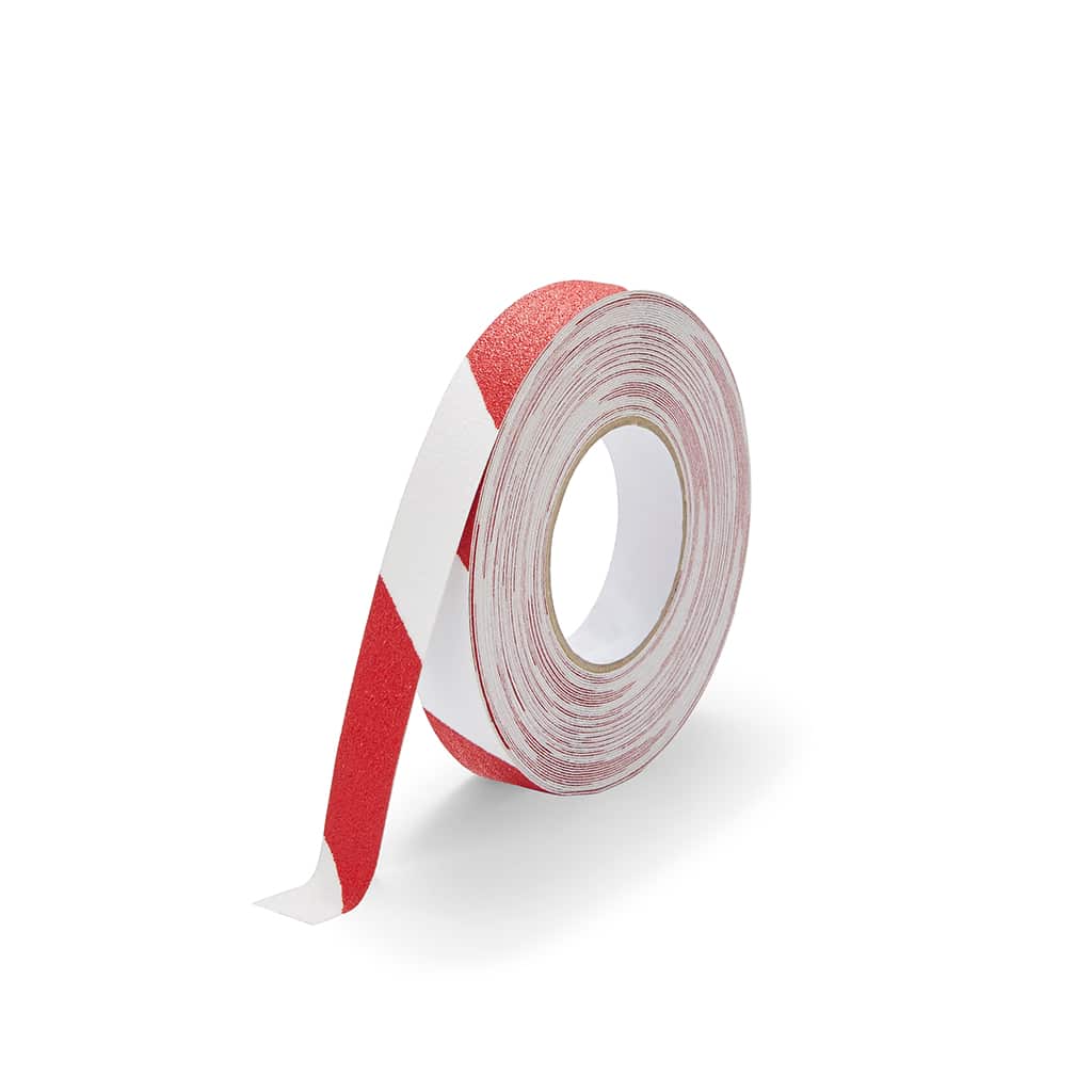 Anti-Slip Tape Standard Rull, Rød/Hvit